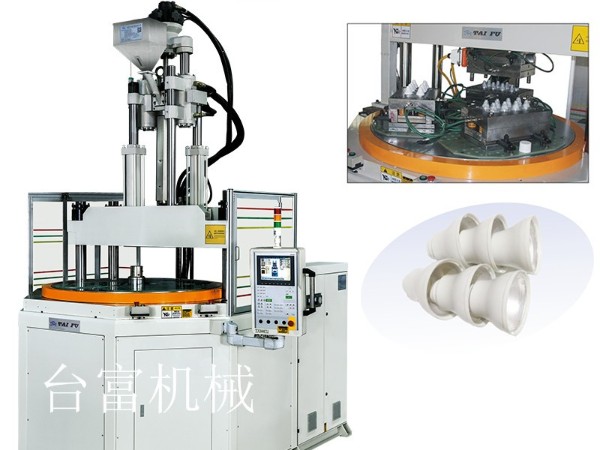 臺富機械的立式轉盤注塑機馬達有延遲和過載